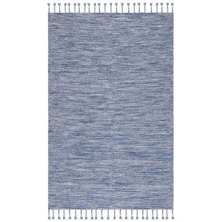 Safavieh 5 x 8 ft. Dhurries Hand Loomed Rectangle Area Rug Navy & Beige DHU801N-5